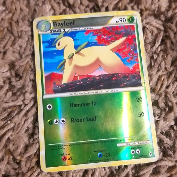 pokemon bayleef card Bayleef 002 main image 1